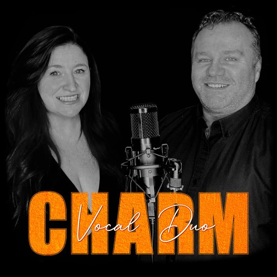 Charm Vocal Duo. Charlie Staunton and Michael Butler. Essex based Wedding and Event singers.